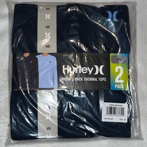 HURLEY thermal long sleeve 2 pack NWT 4/5